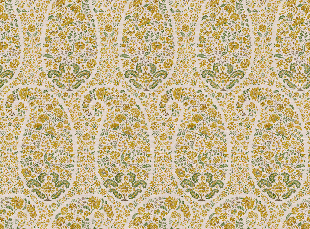 CW: Yellow bluey green | BASE: Mercia Linen