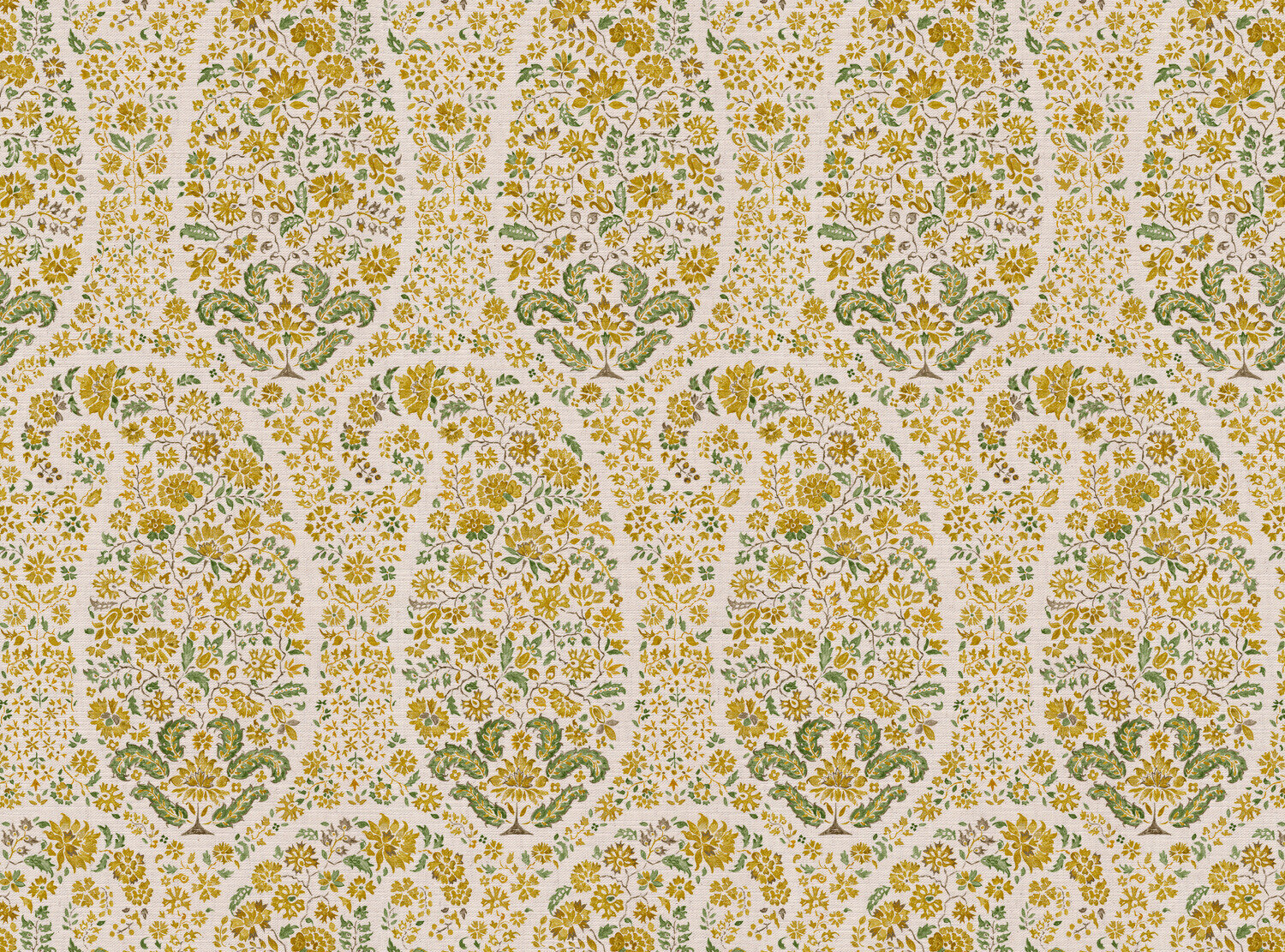 CW: Yellow bluey green | BASE: Mercia Linen