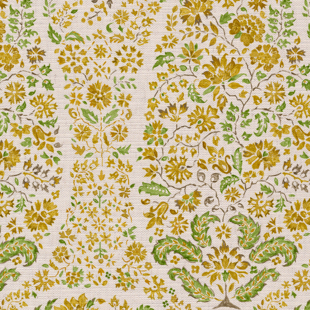 CW: Yellow green white ground | BASE: Mercia Linen | HERO