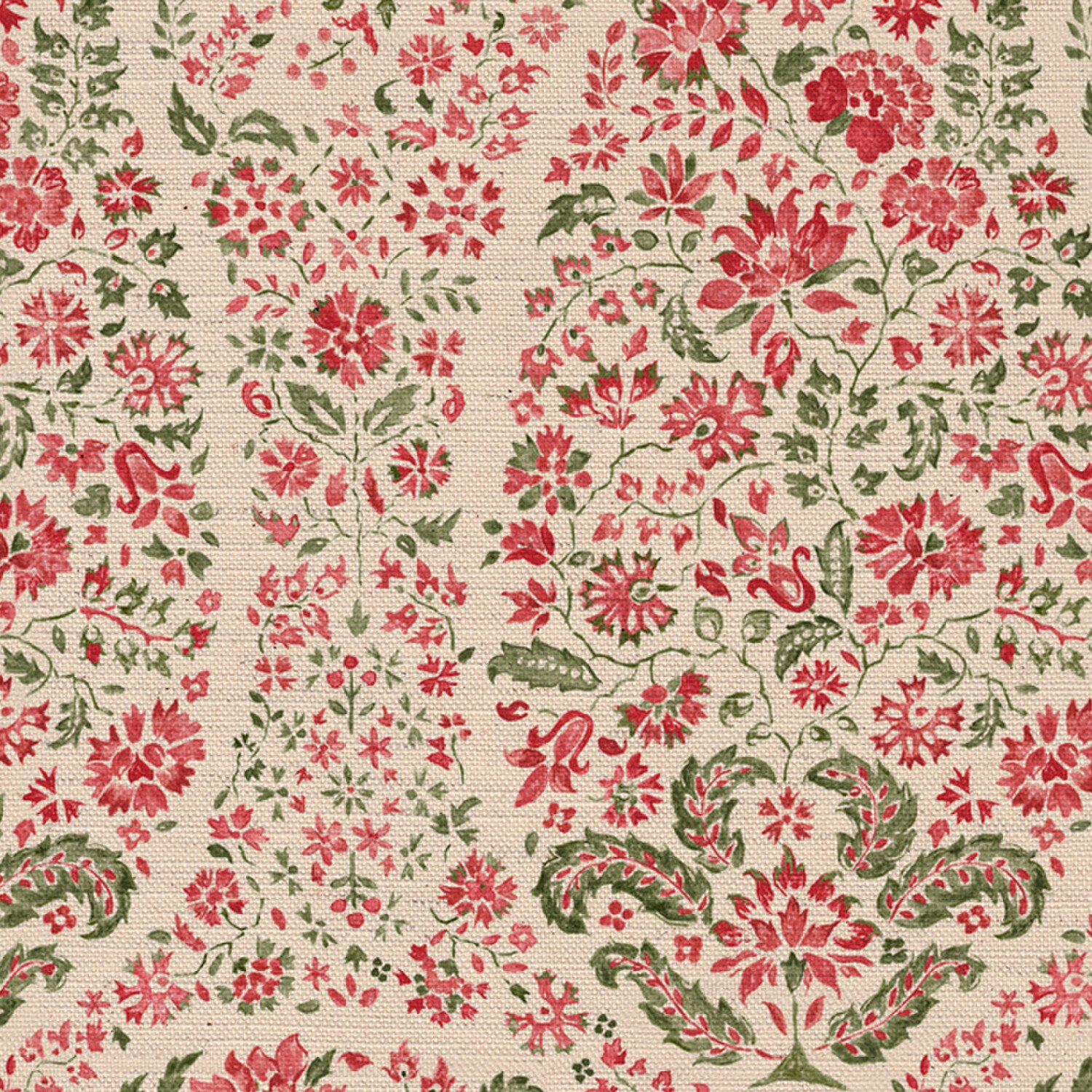 CW: Coral and fresh green | BASE: Natural Luxury Linen | HERO