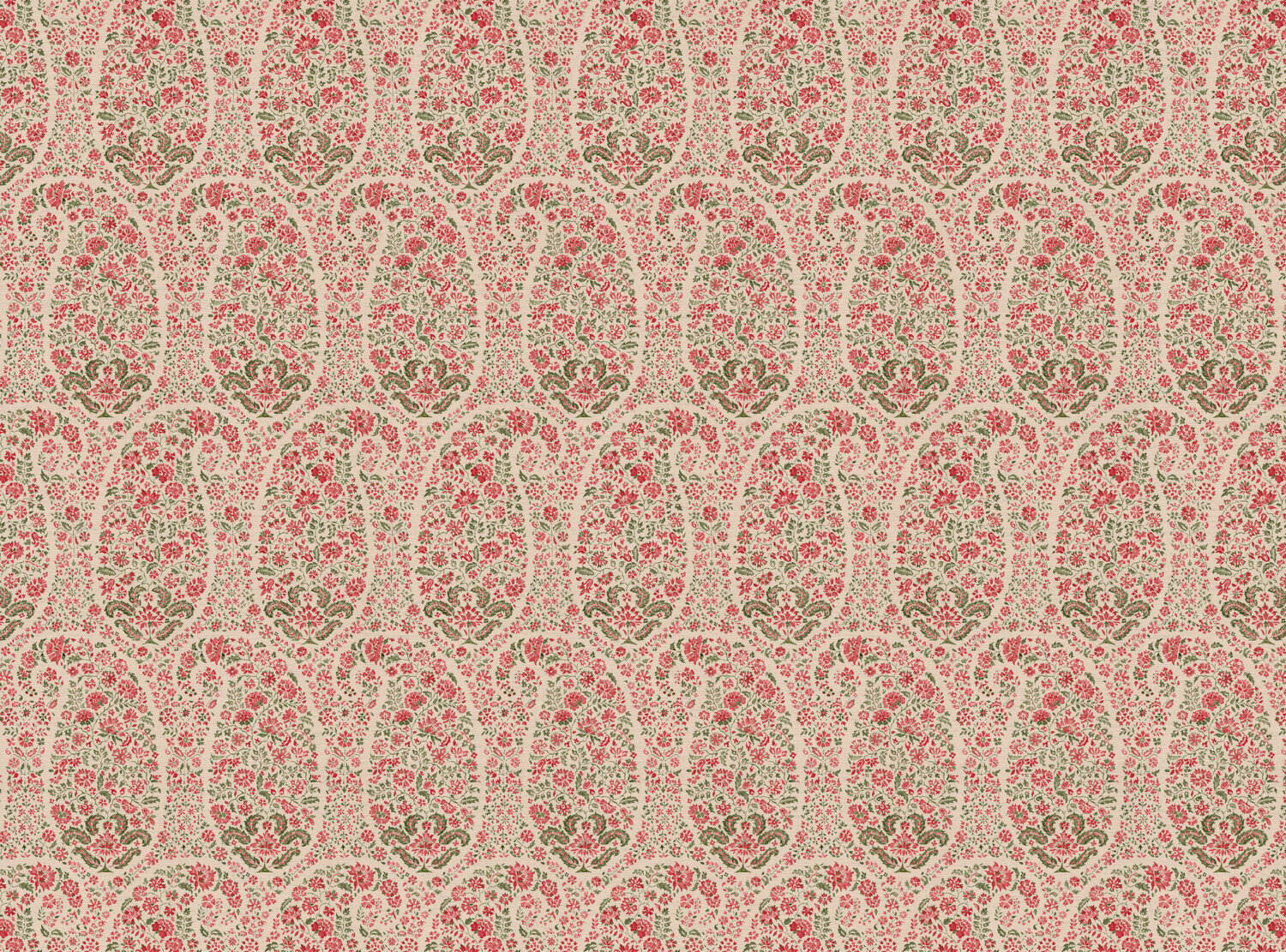 CW: Coral and fresh green | BASE: Natural Luxury Linen