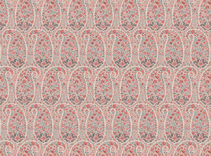 Coral and grey blue