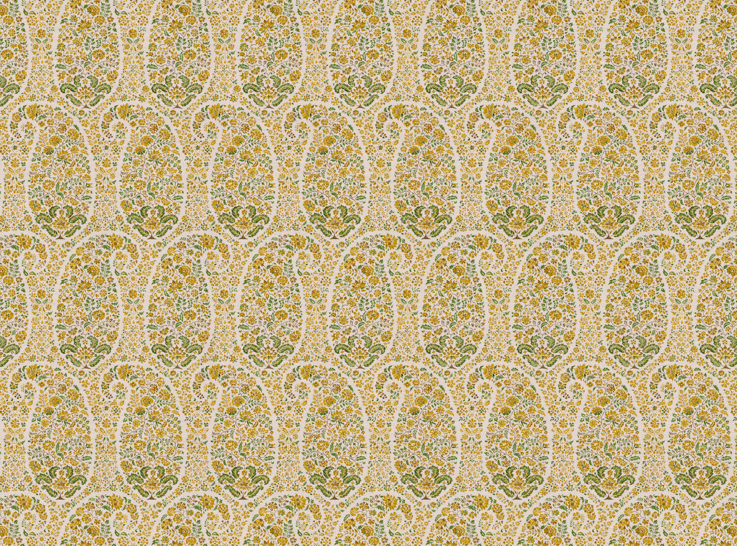 CW: Golden yellow and green | BASE: Natural Luxury Linen