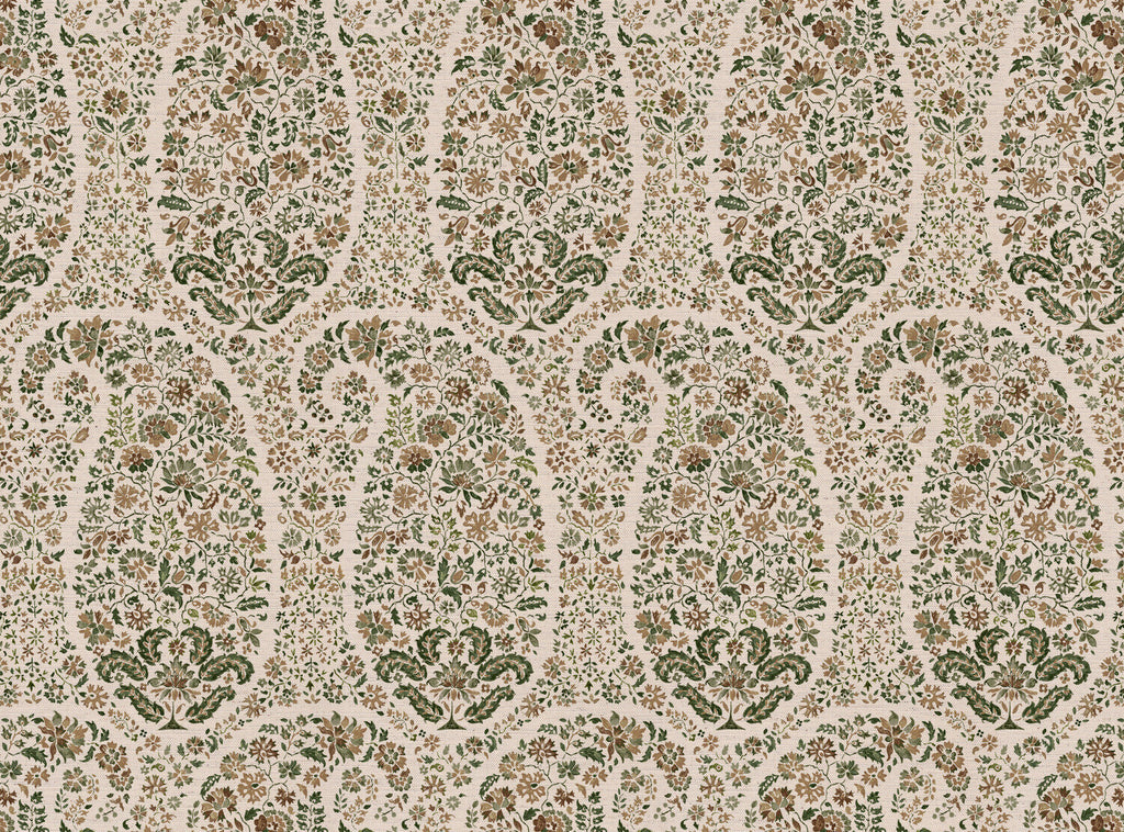 CW: Green gold and brown | BASE: Natural Luxury Linen
