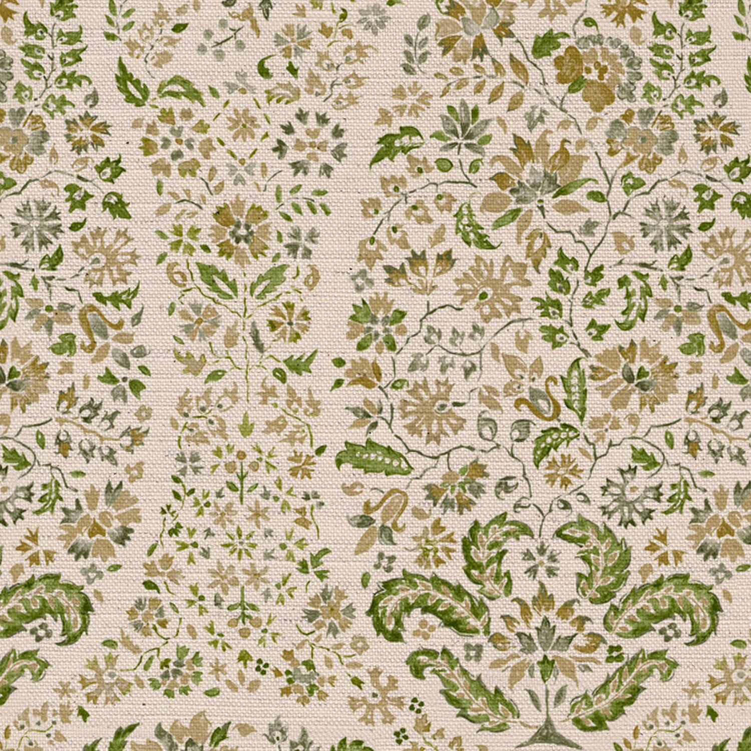 CW: Neutral and vintage green | BASE: Natural Luxury Linen | HERO