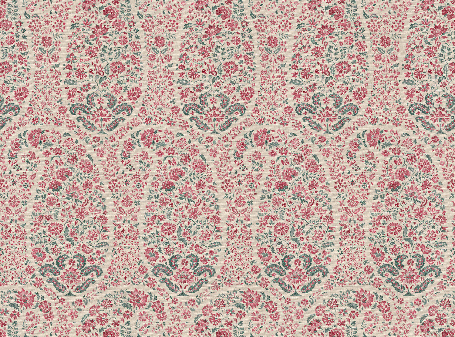 CW: Pink and duck egg | BASE: Natural Luxury Linen