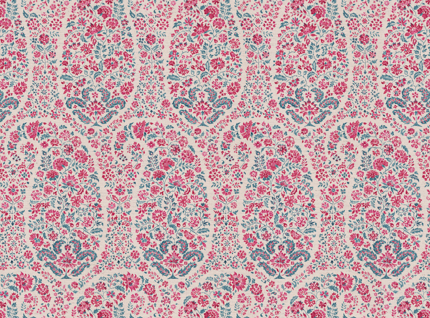 CW: Pinky red and blue | BASE: Natural Luxury Linen