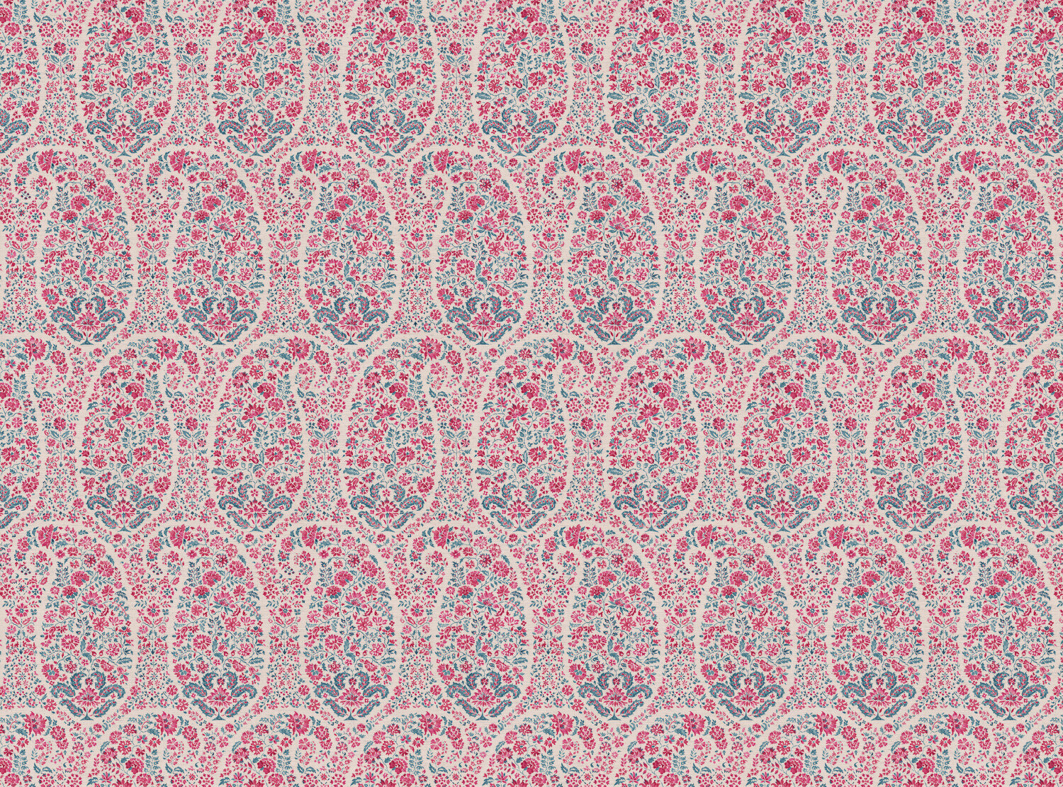CW: Pinky red and blue | BASE: Natural Luxury Linen