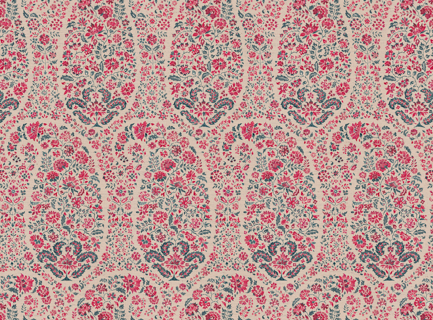 CW: Pinky red and grey blue | BASE: Natural Luxury Linen