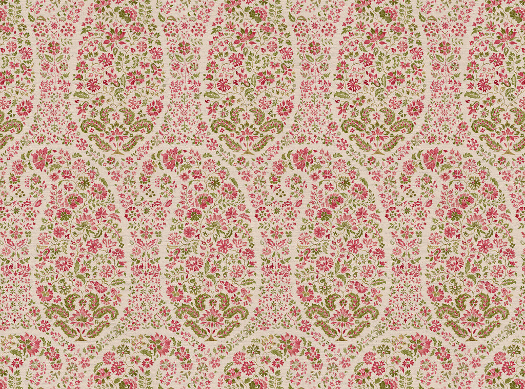 CW: Rouge pink and green | BASE: Natural Luxury Linen