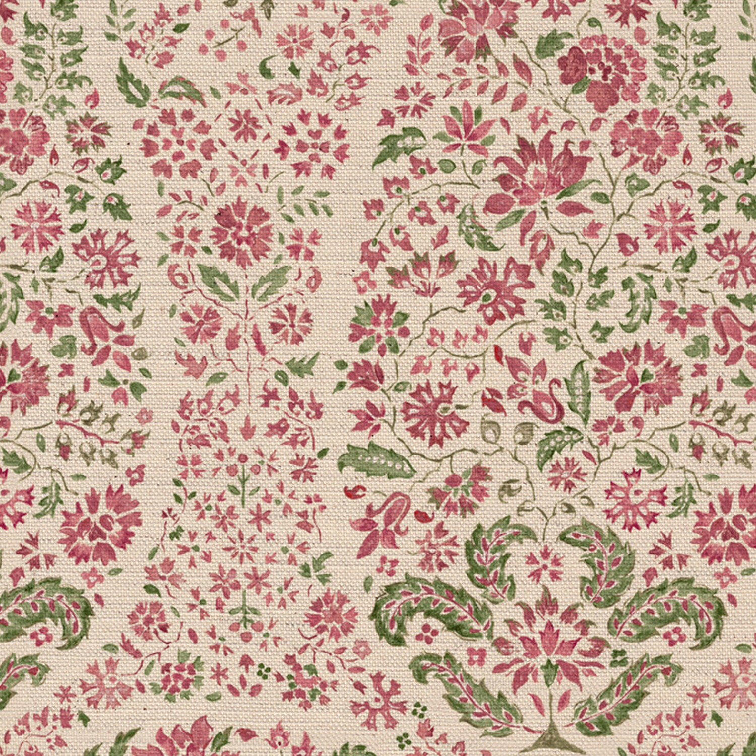 CW: Soft pink and green | BASE: Natural Luxury Linen | HERO