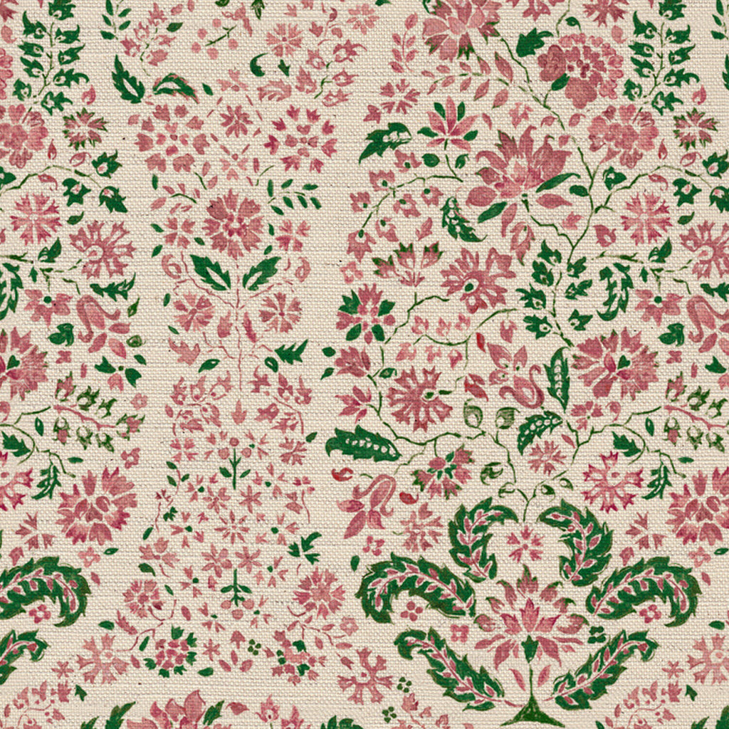 CW: Soft pink and racing green | BASE: Natural Luxury Linen | HERO