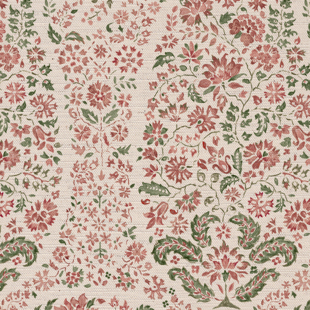 CW: Soft putty pink and grey green | BASE: Natural Luxury Linen | HERO