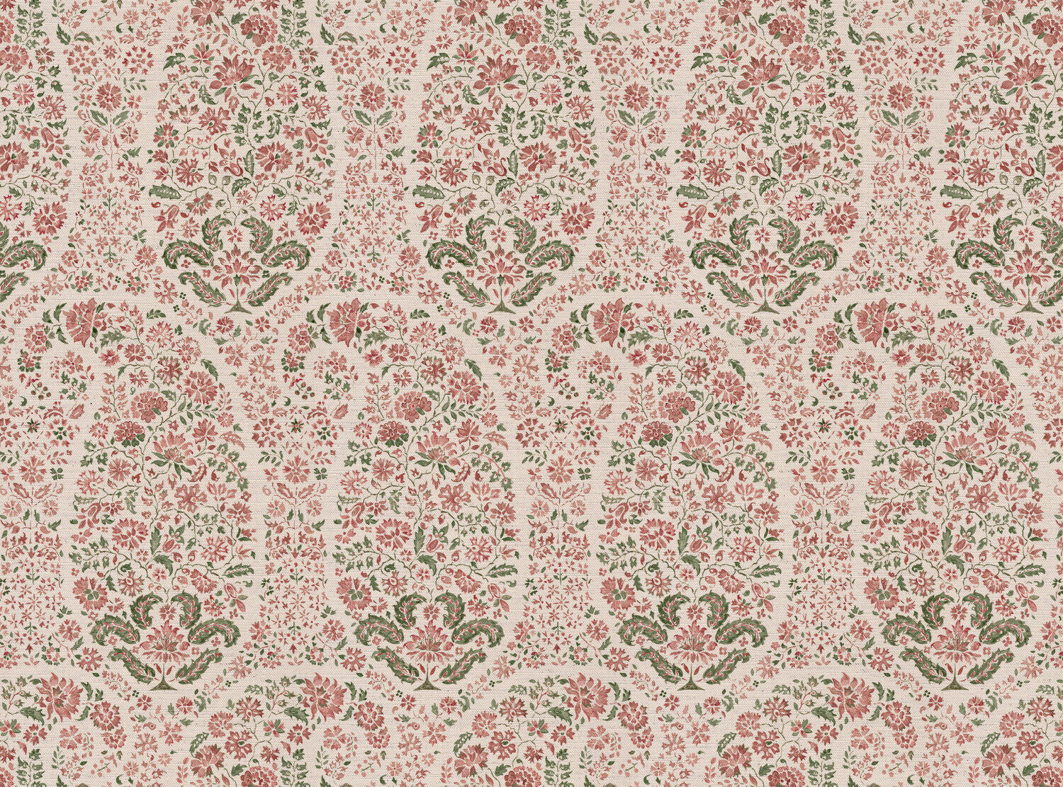 CW: Soft putty pink and grey green | BASE: Natural Luxury Linen