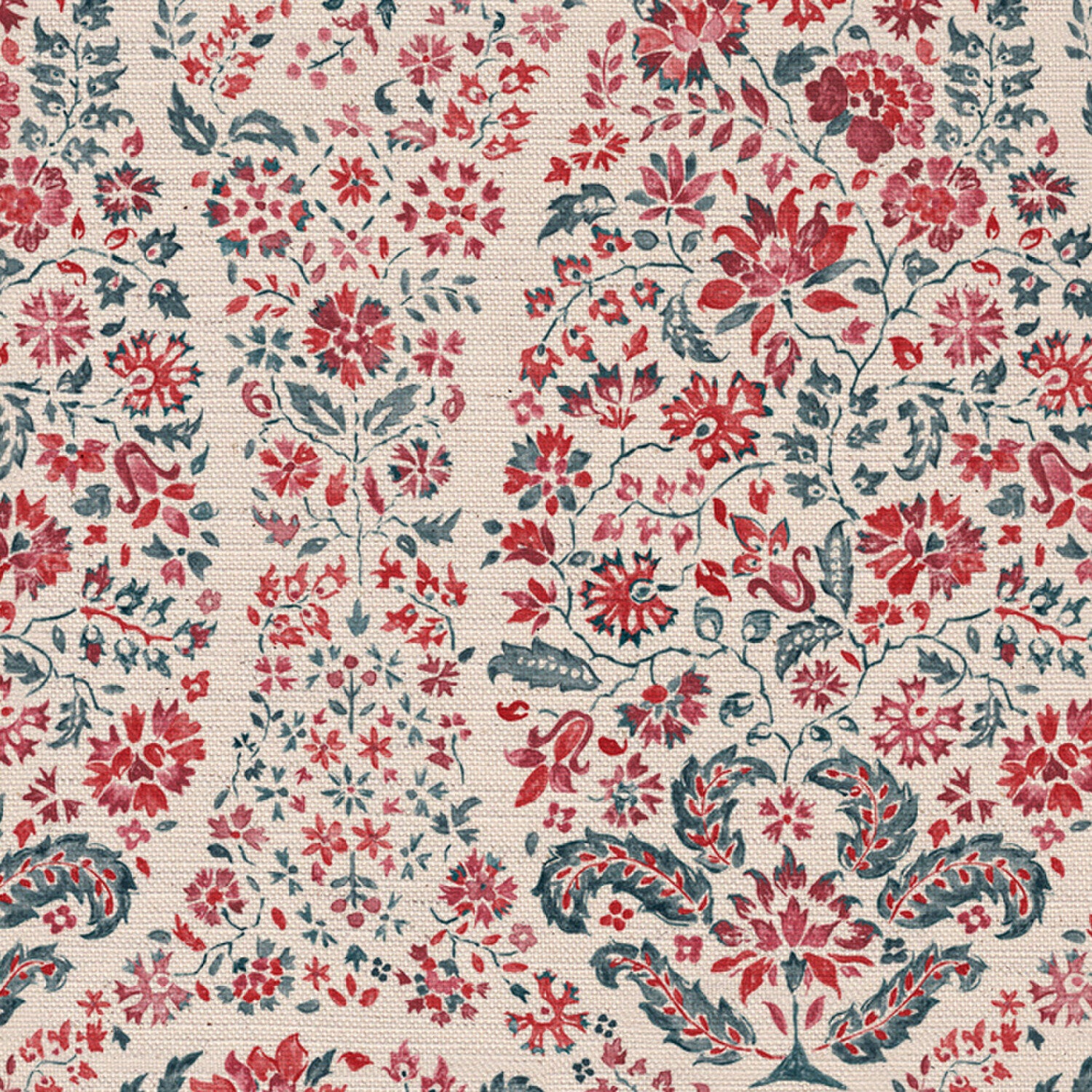 CW: Warm red and grey blue | BASE: Natural Luxury Linen | HERO