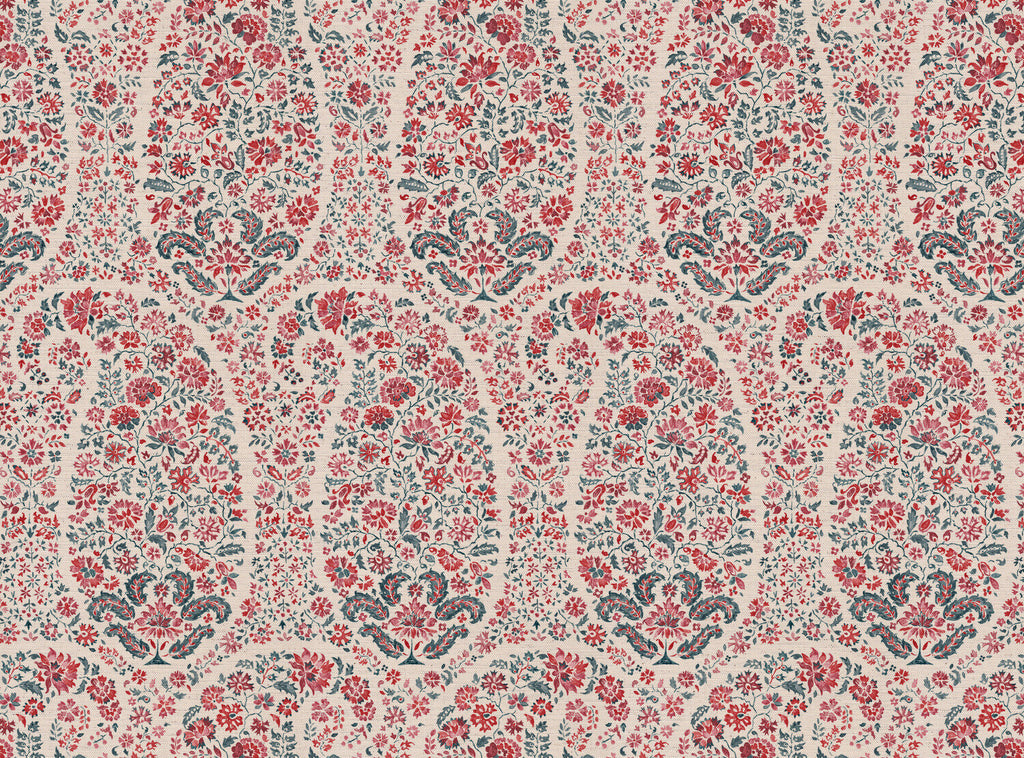 CW: Warm red and grey blue | BASE: Natural Luxury Linen