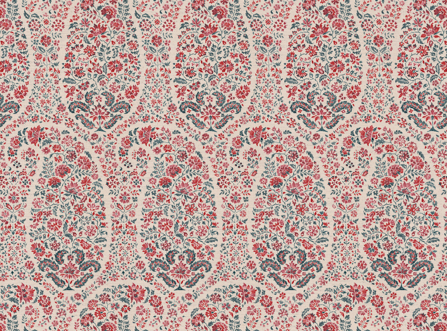 CW: Warm red and grey blue | BASE: Natural Luxury Linen