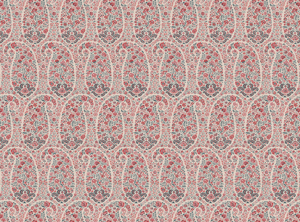 CW: Warm red and grey blue | BASE: Natural Luxury Linen