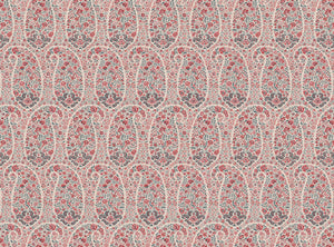 Warm red and grey blue