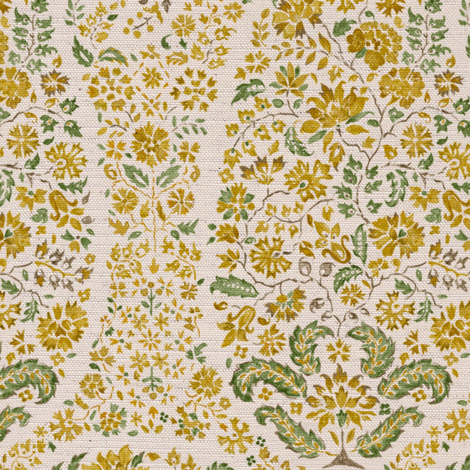 CW: Yellow bluey green | BASE: Natural Luxury Linen | HERO