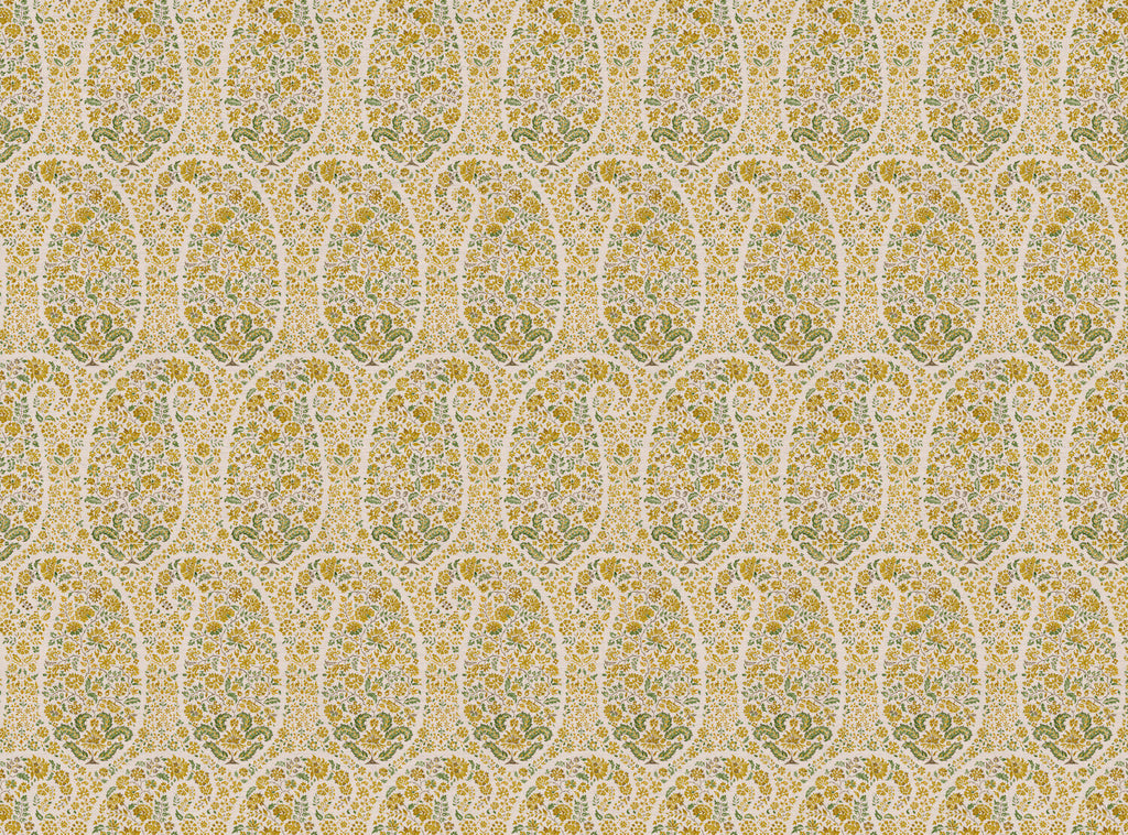 CW: Yellow bluey green | BASE: Natural Luxury Linen