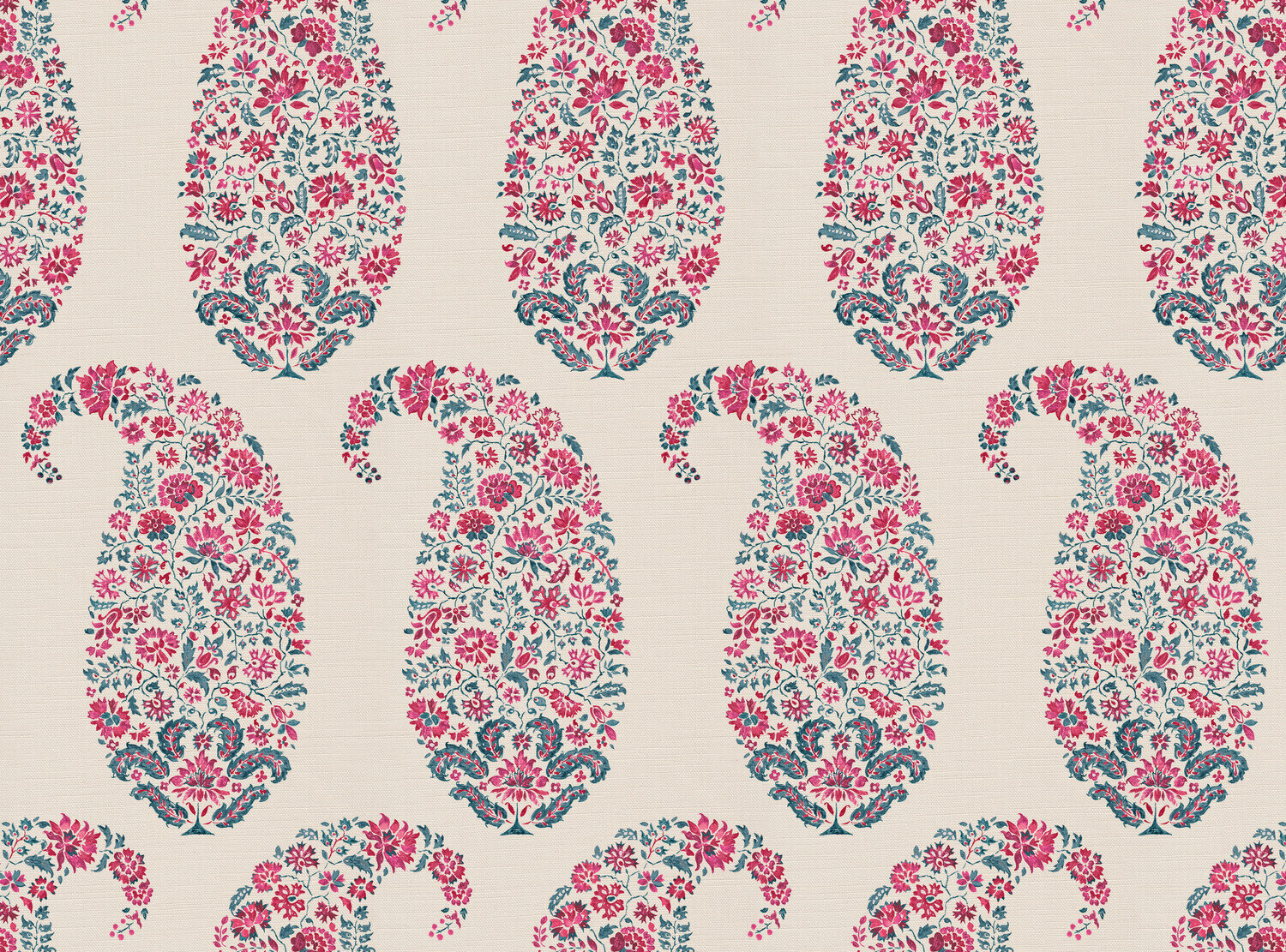 CW: Pinky red and grey blue | BASE: Luxury Linen