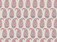 Pinky red and grey blue