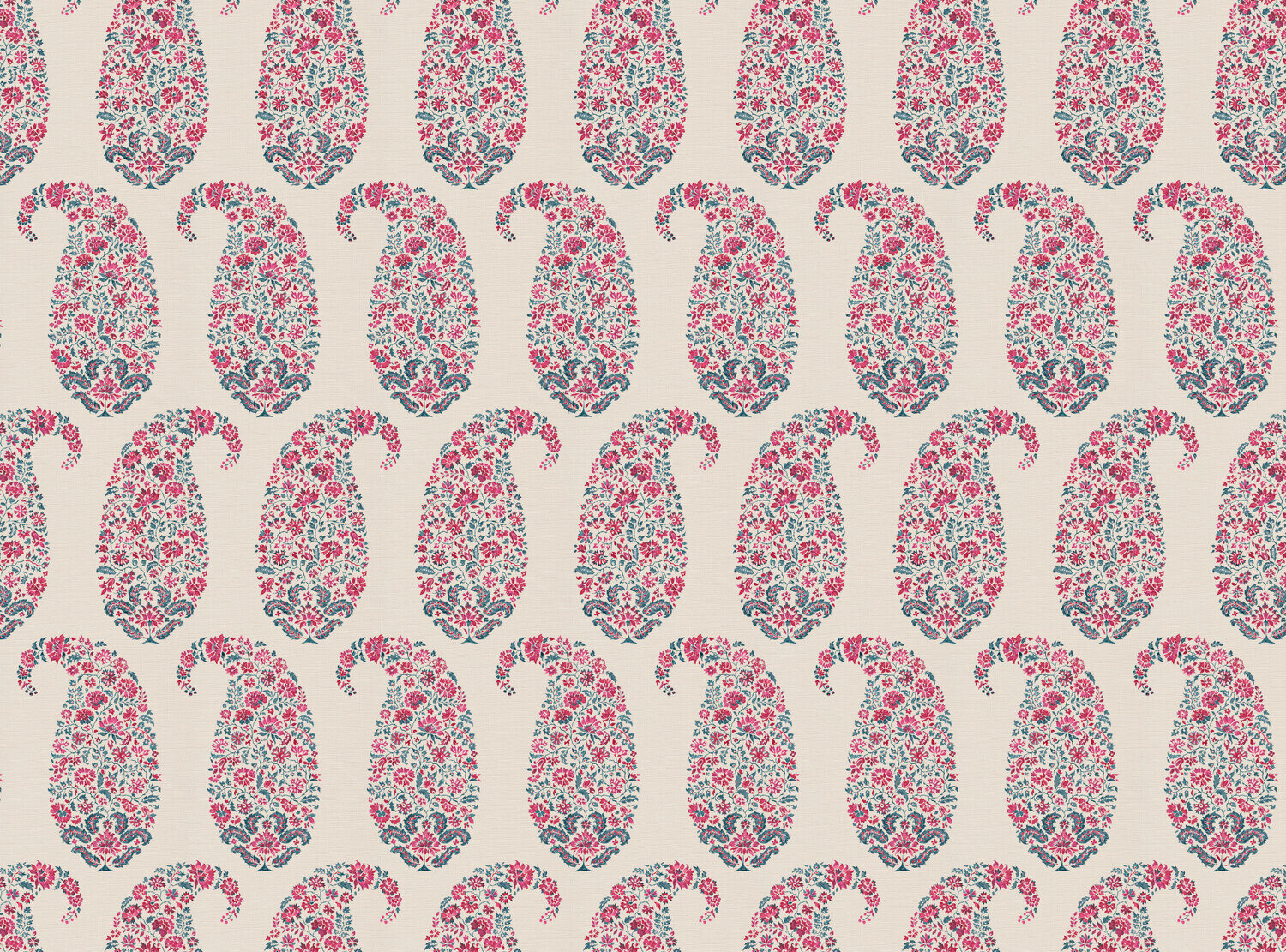 CW: Pinky red and grey blue | BASE: Luxury Linen