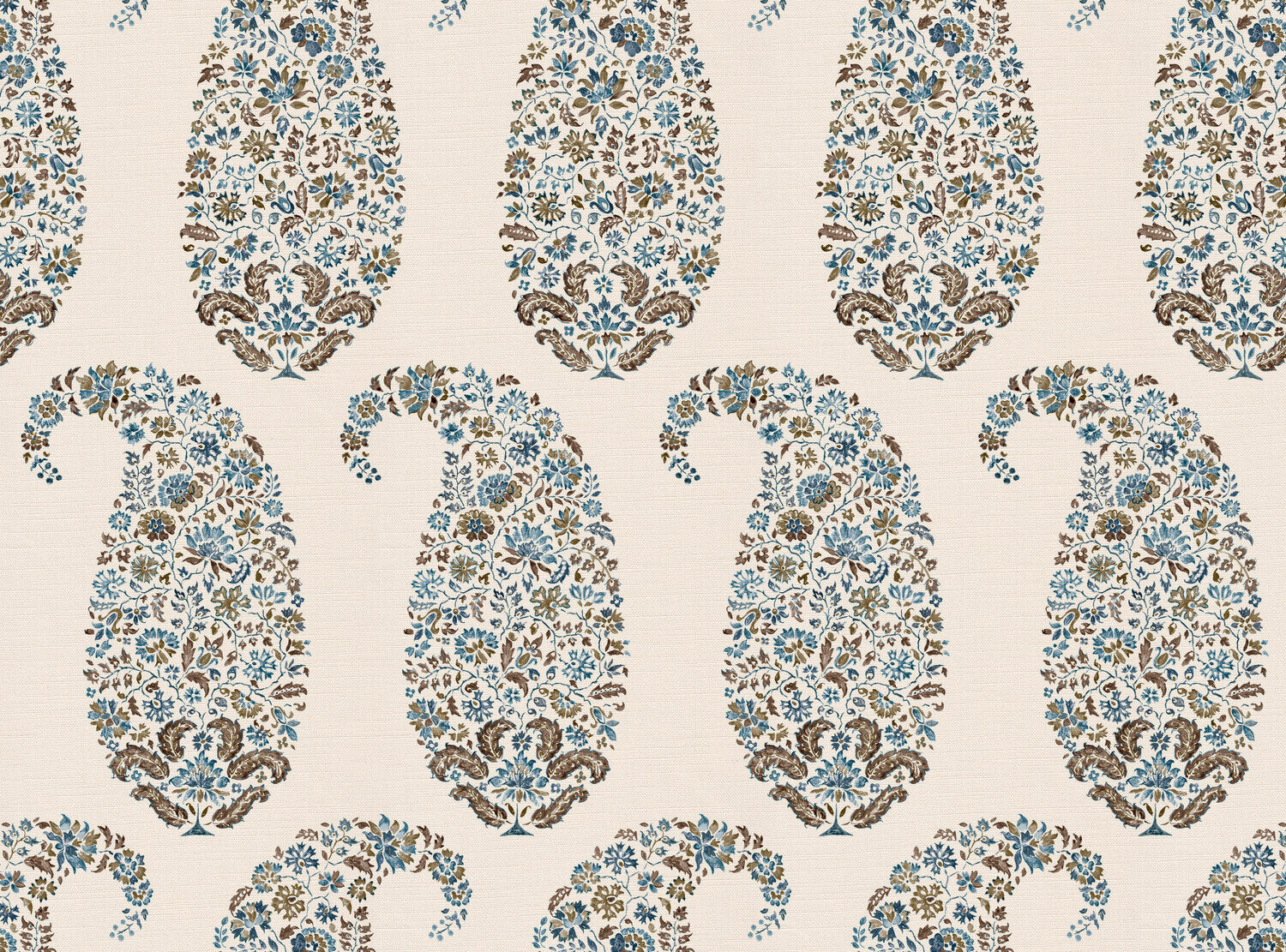 CW: Green blue and brown | BASE: Luxury Linen