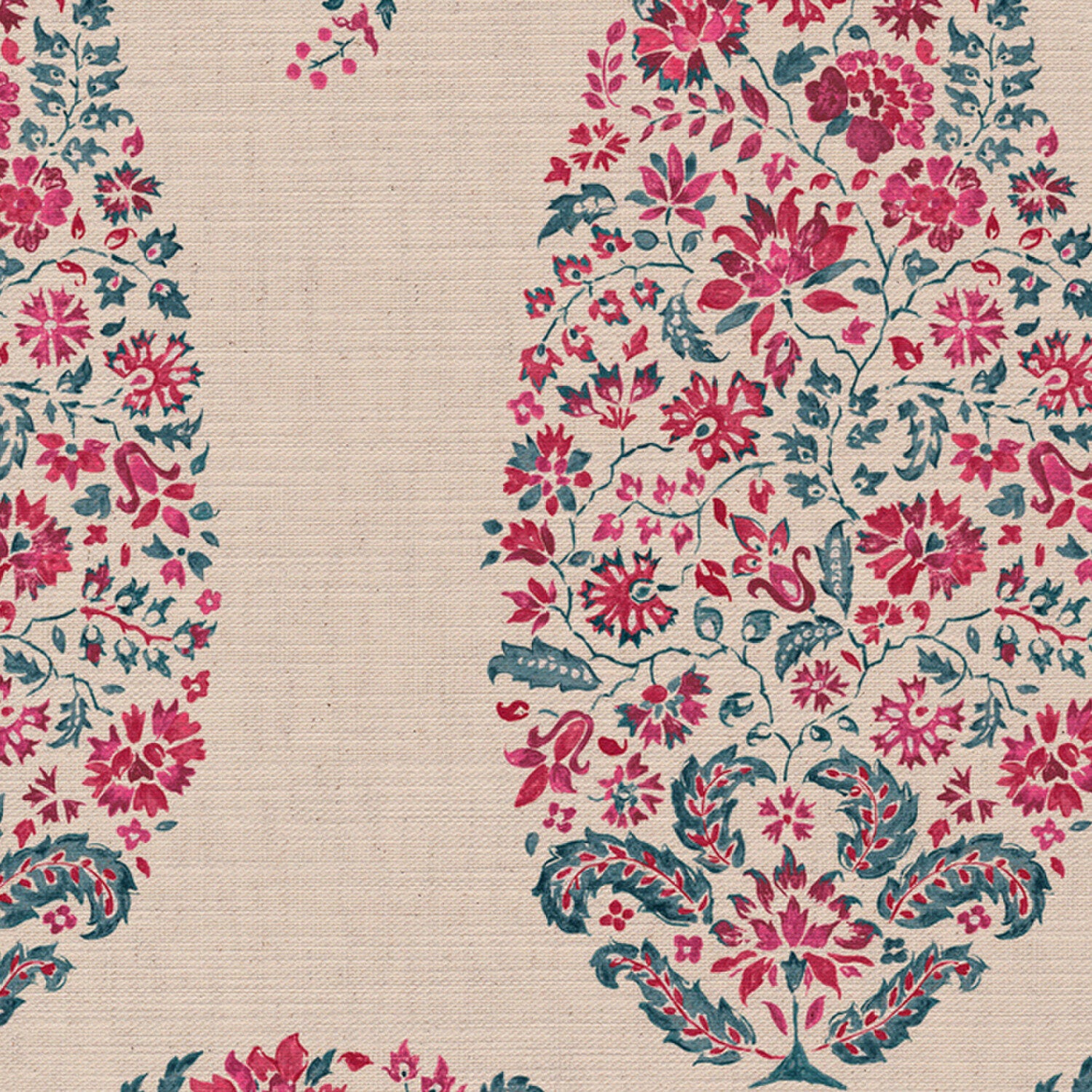 CW: Pinky red and grey blue | BASE: Mercia Linen | HERO
