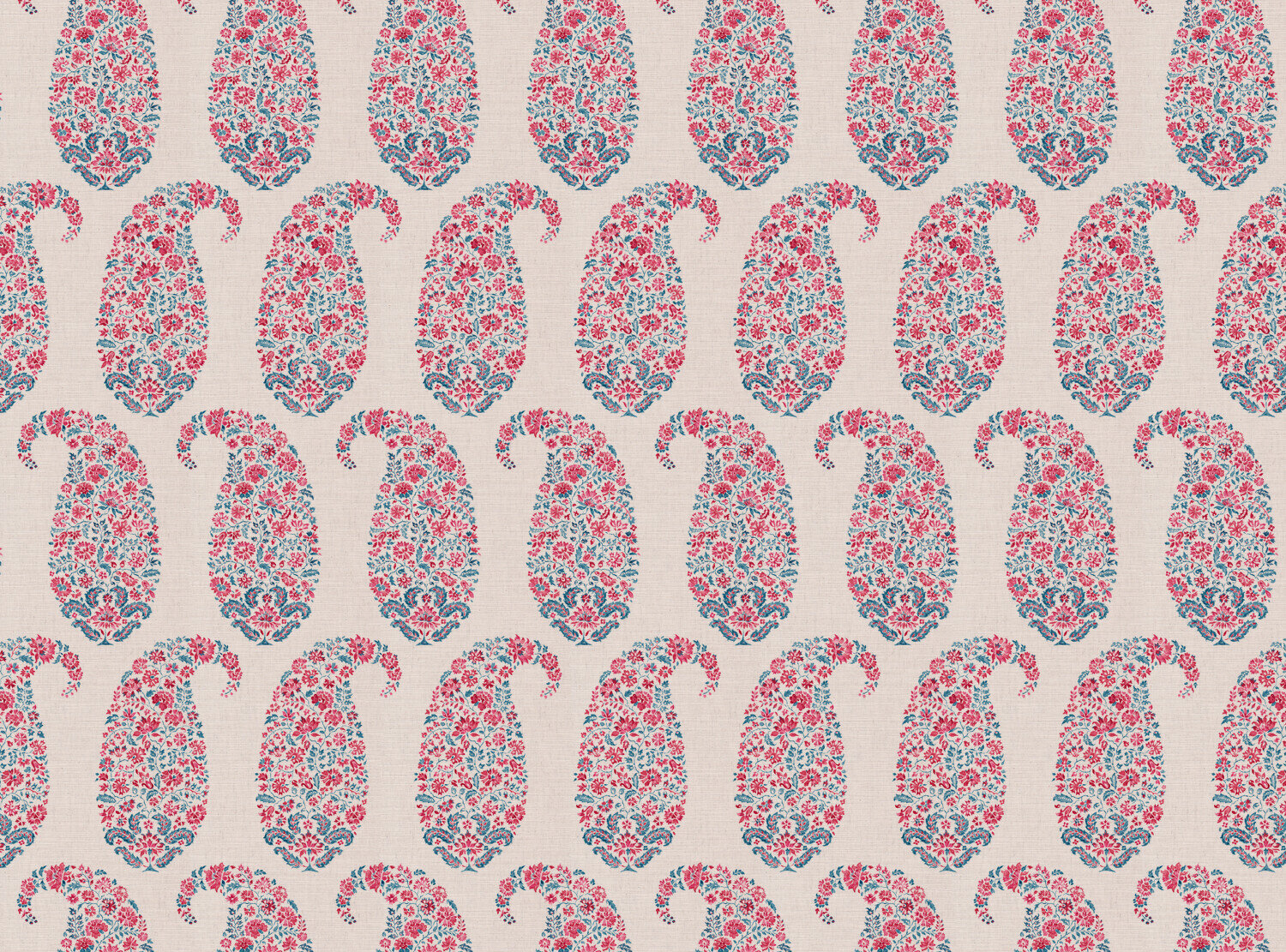 CW: Pinky red and blue | BASE: Mercia Linen