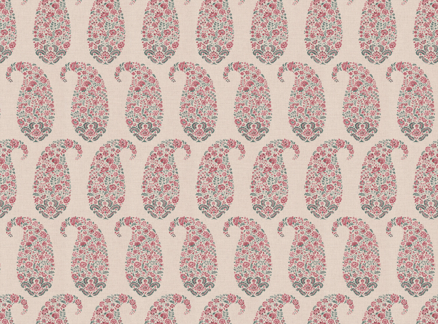 CW: Pink and duck egg | BASE: Mercia Linen