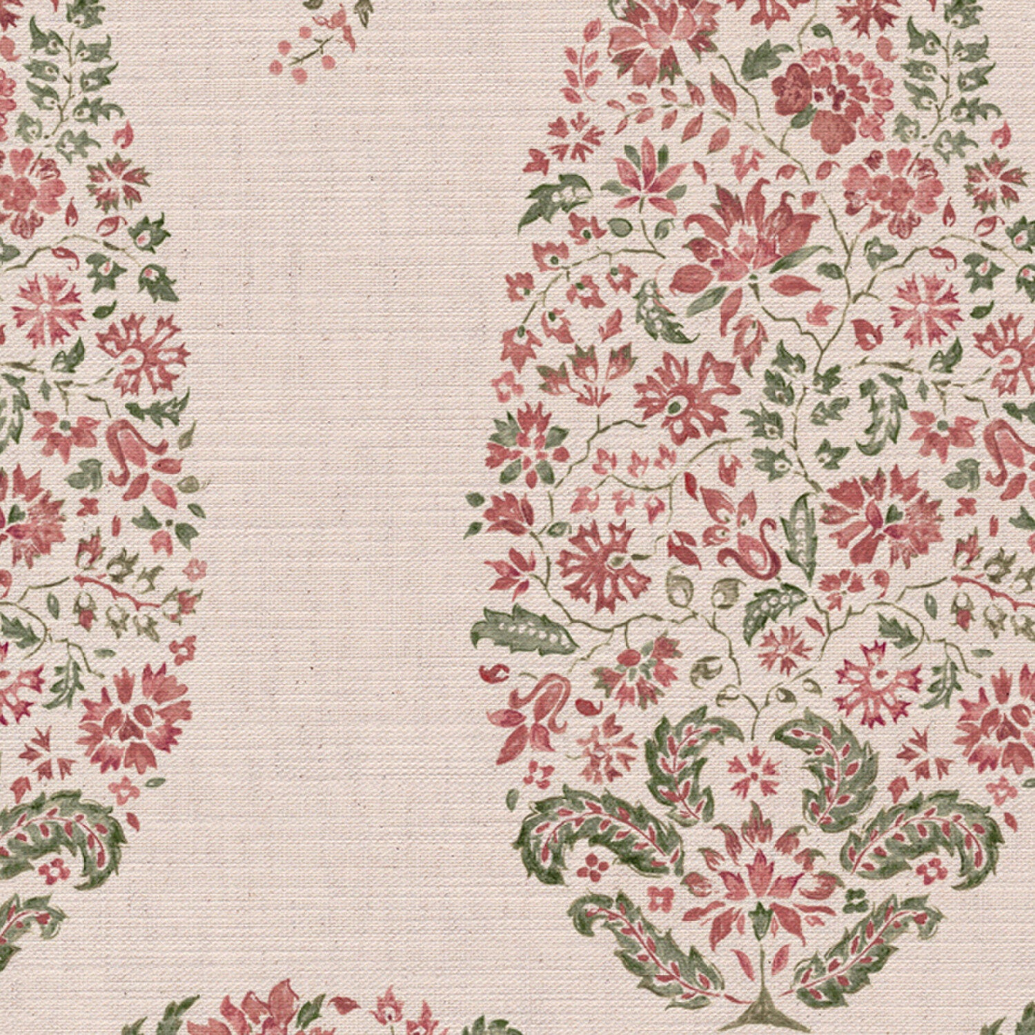 CW: Soft putty pink and grey green | BASE: Mercia Linen | HERO