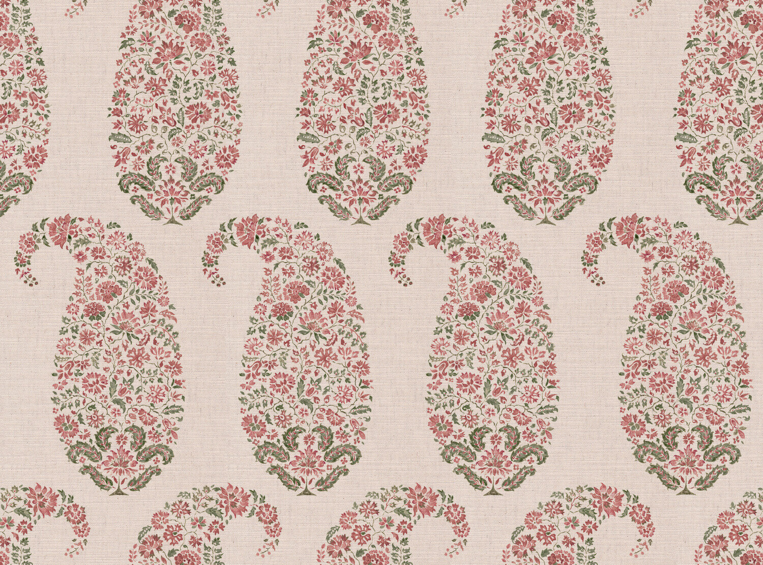 CW: Soft putty pink and grey green | BASE: Mercia Linen