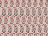 Pinky red and grey blue
