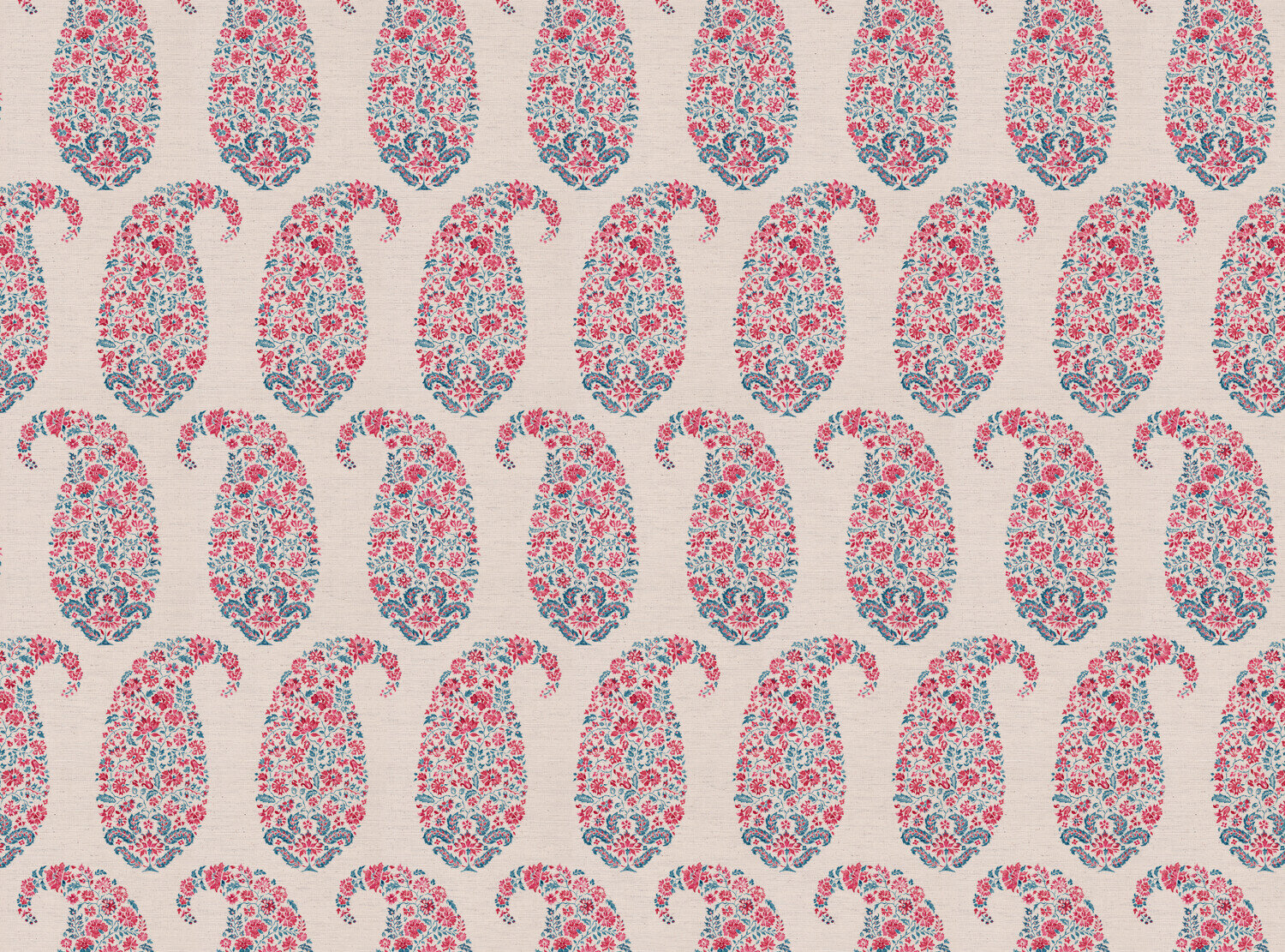 CW: Pinky red and blue | BASE: Natural Luxury Linen