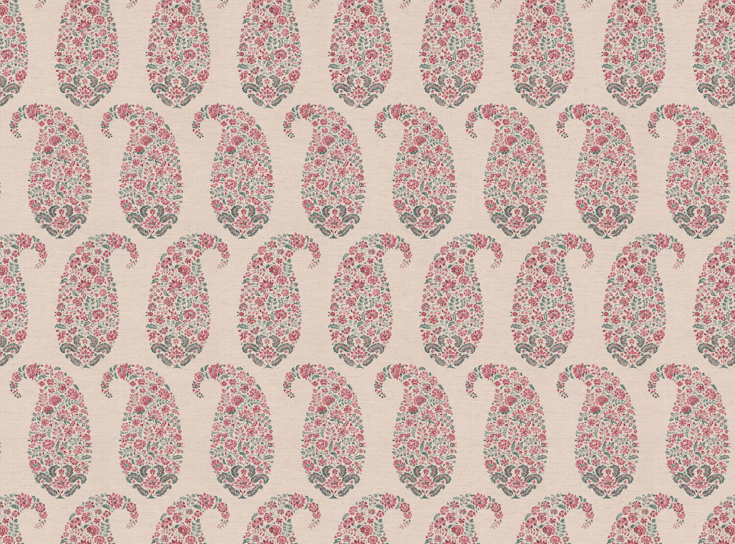 CW: Pink and duck egg | BASE: Natural Luxury Linen