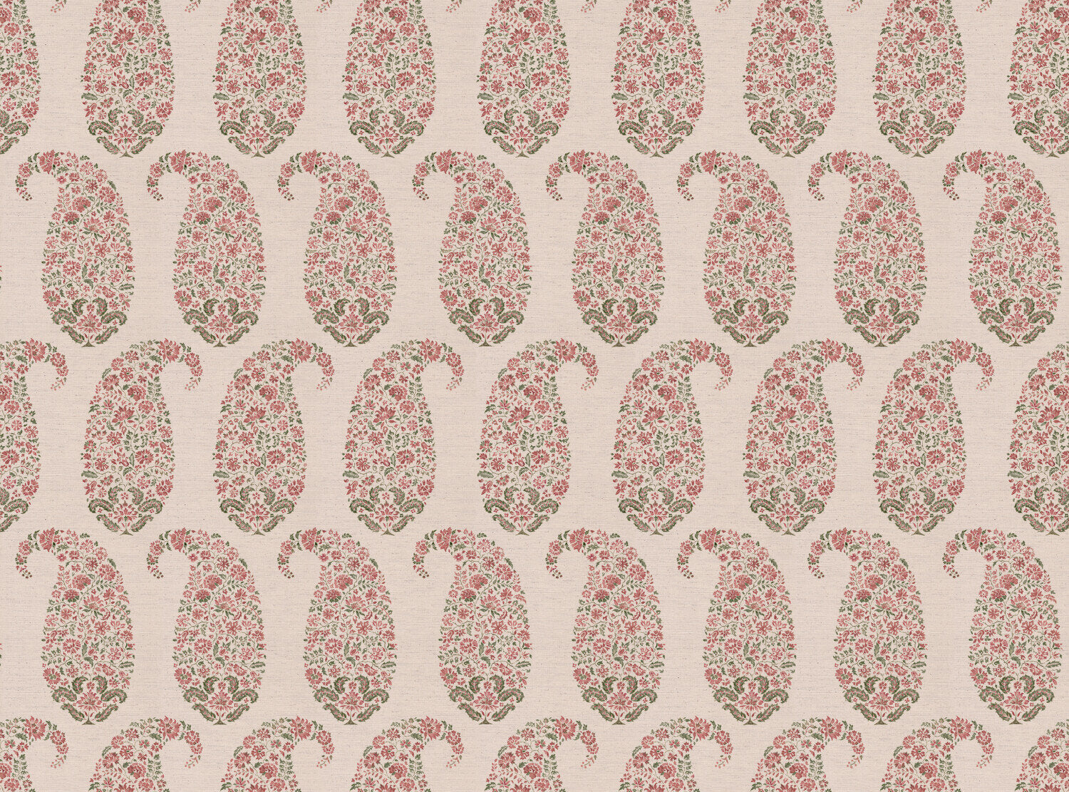 CW: Soft putty pink and grey green | BASE: Natural Luxury Linen