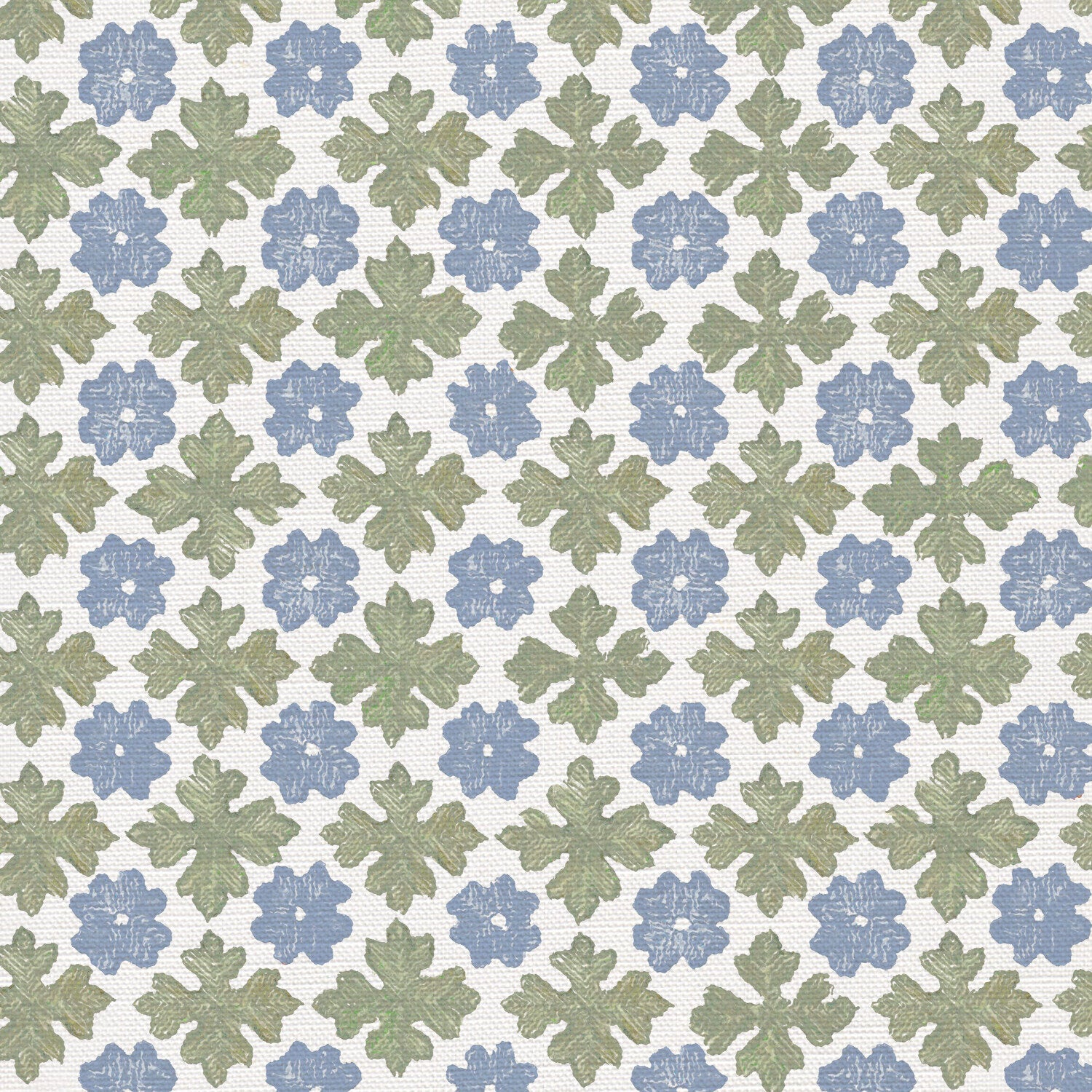 CW: Soft cornflower blue and green | BASE: Luxury Linen | HERO