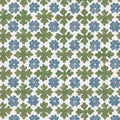 CW: Blue and moss green light ground | BASE: Luxury Linen | HERO