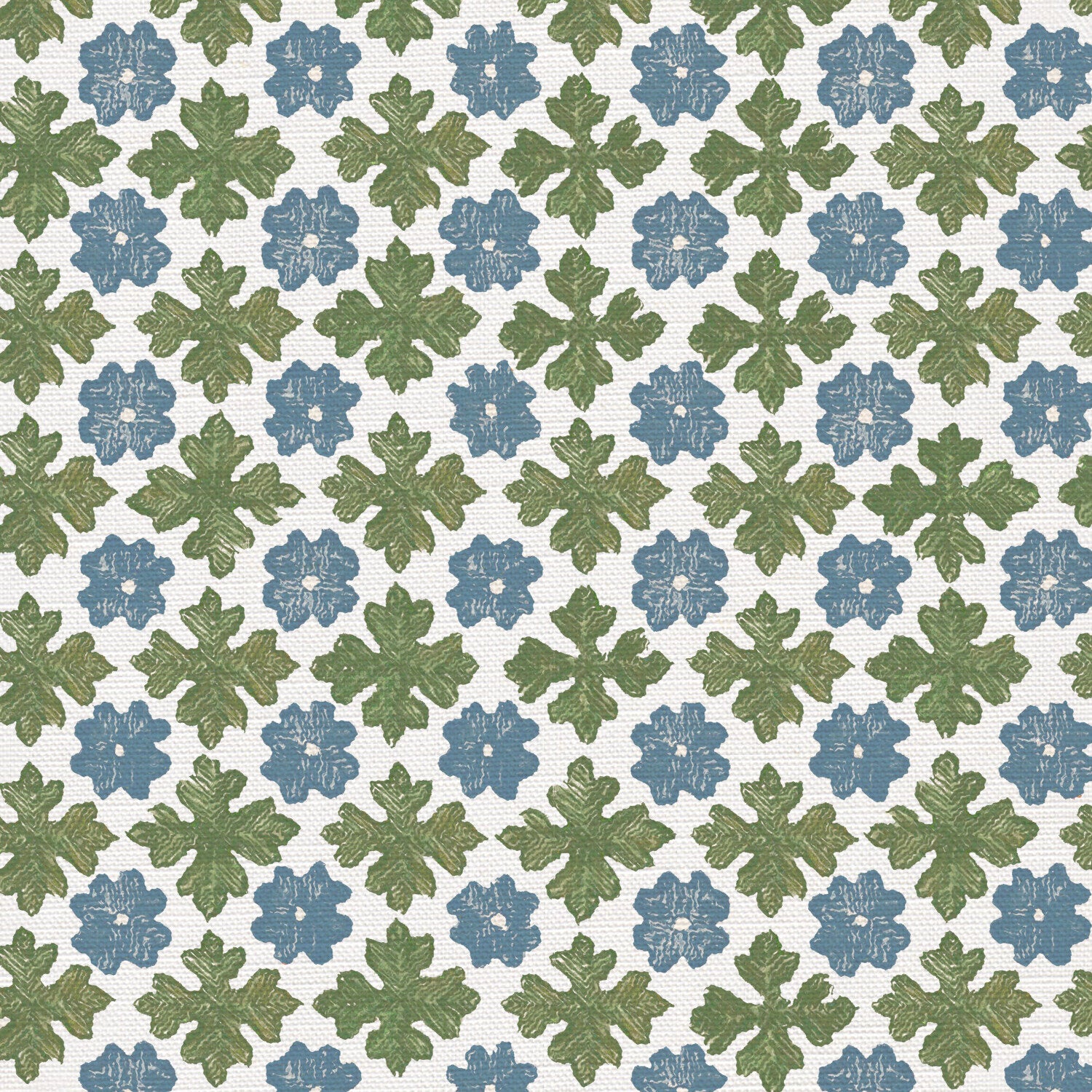 CW: Blue and moss green light ground | BASE: Luxury Linen | HERO