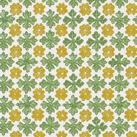 Yellow and moss green