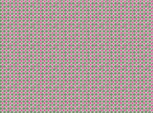Bright pink and dark green
