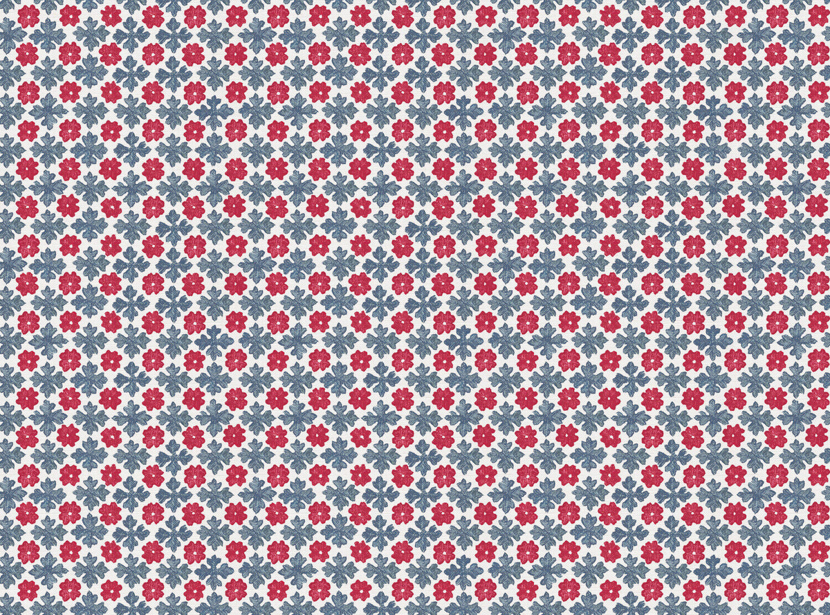 CW: Crimson red and grey blue | BASE: Luxury Linen