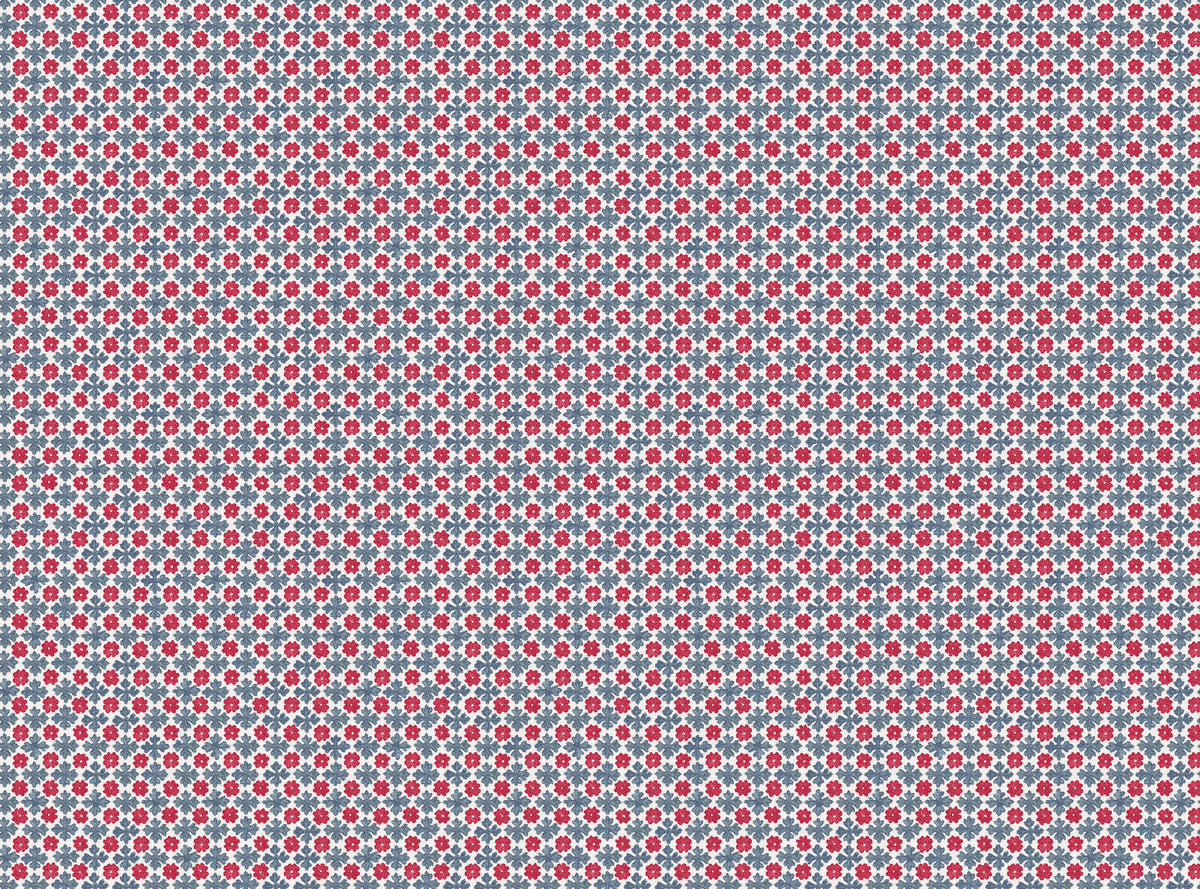 CW: Crimson red and grey blue | BASE: Luxury Linen