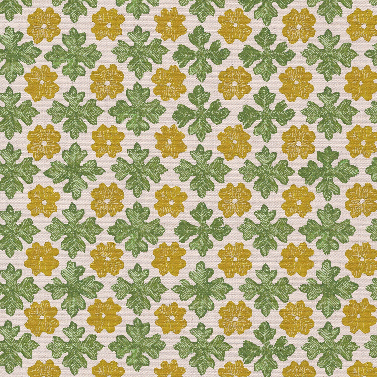 CW: Yellow and moss green | BASE: Mercia Linen | HERO