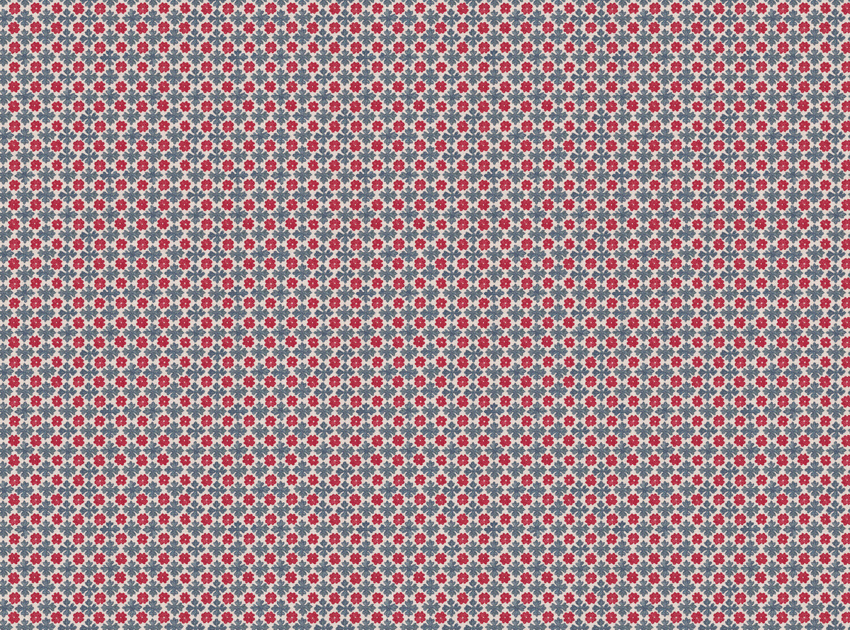 CW: Crimson red and grey blue | BASE: Mercia Linen