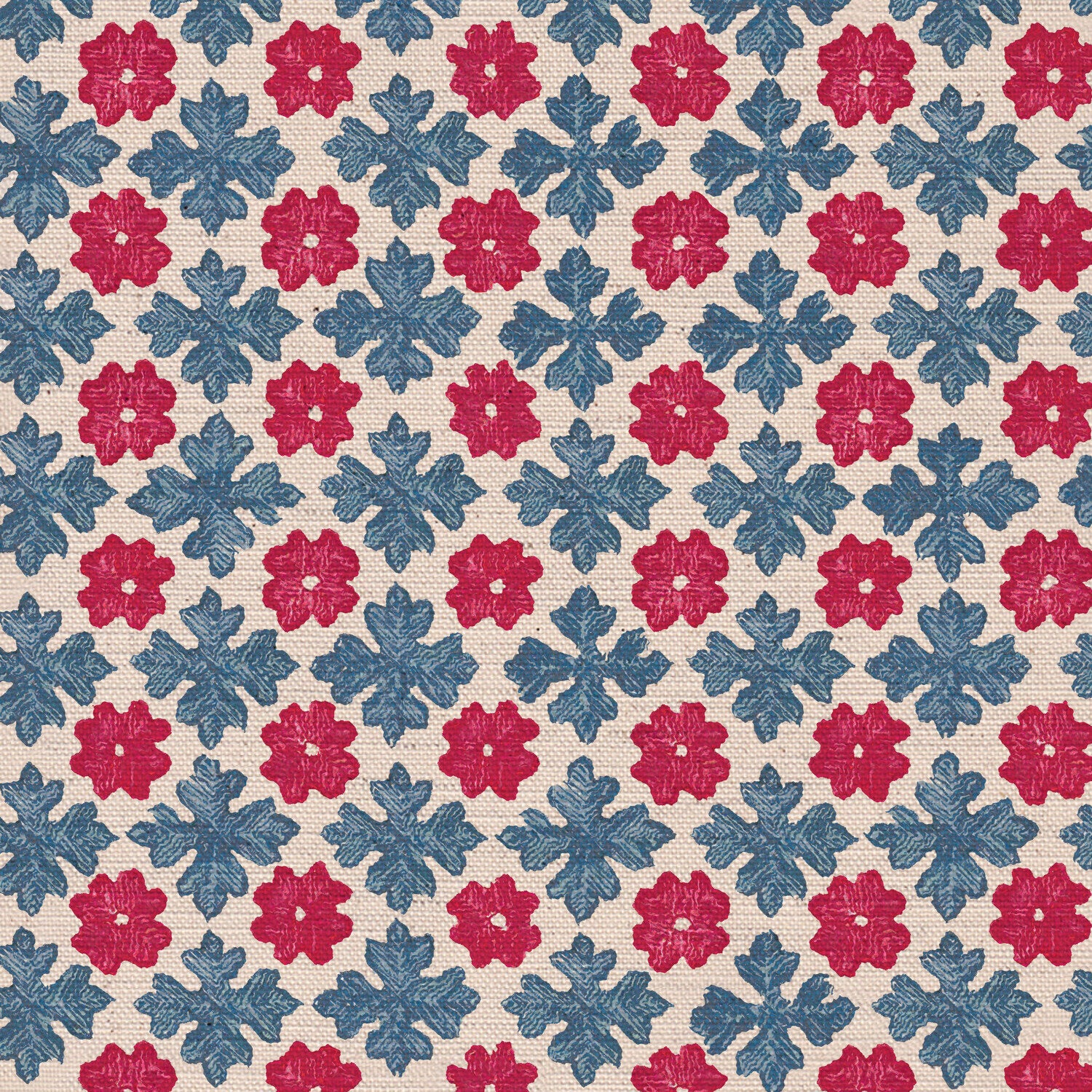 CW: Red and yale blue | BASE: Natural Luxury Linen | HERO