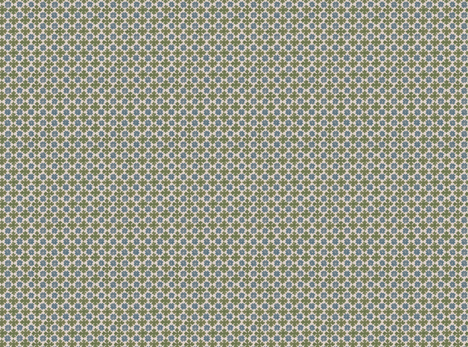 CW: Blue and moss green light ground | BASE: Natural Luxury Linen