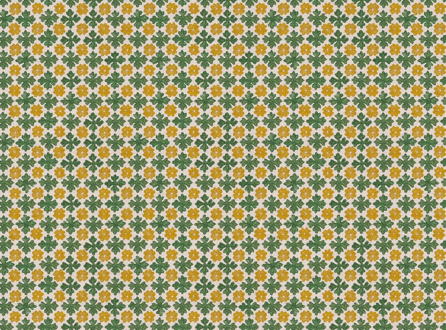 CW: Yellow and dark green | BASE: Natural Luxury Linen